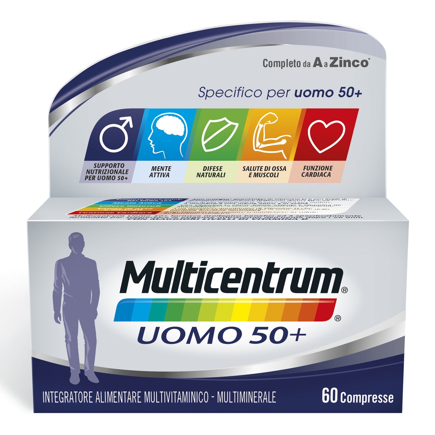 Multicentrum Uomo 50+ 60 Compresse