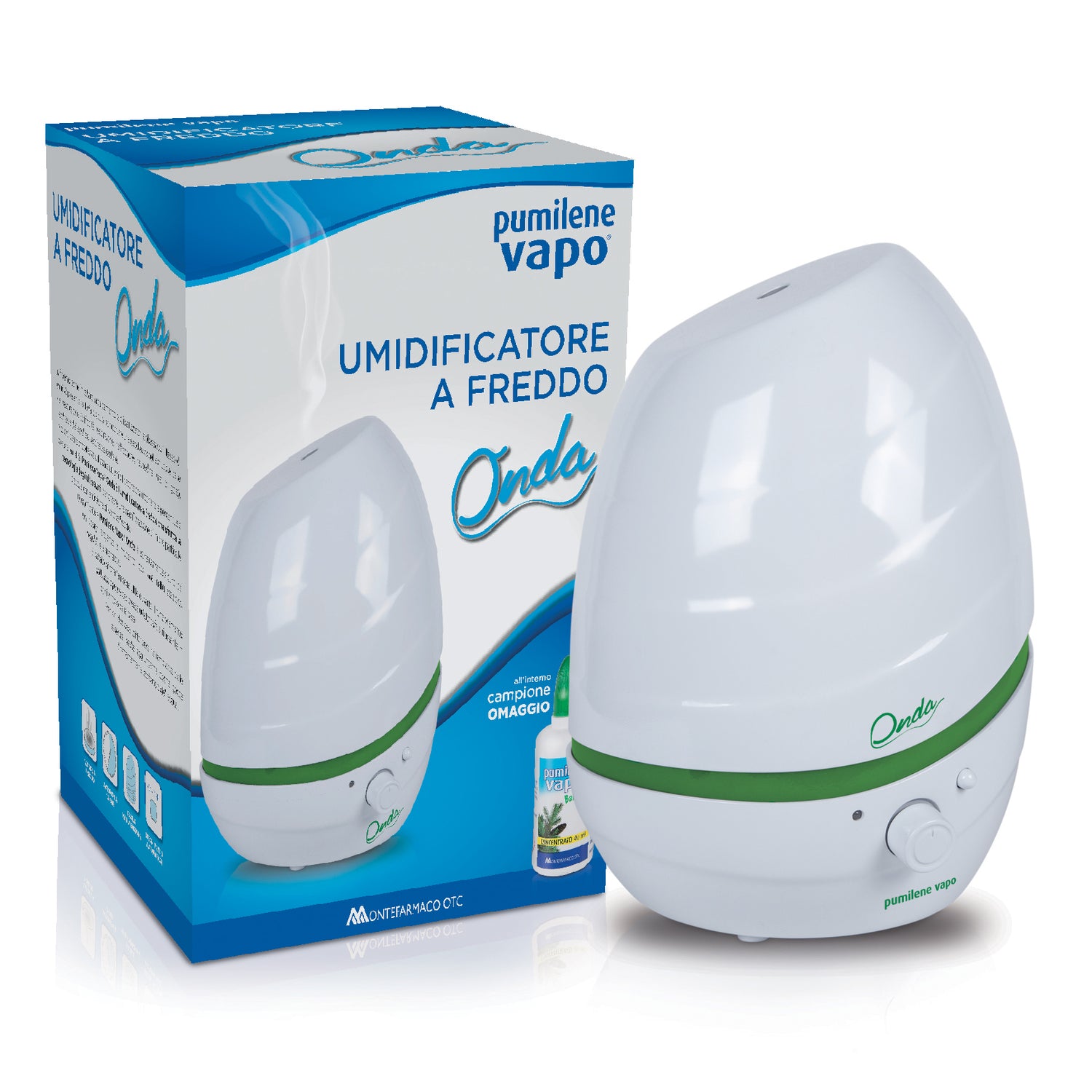 Pumilene Home Vapo Onda - Umidificatore A Freddo Ad Ultrasuoni