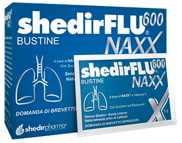 Shedirflu 600 Naxx Integratore Alimentare Tosse Mucolitico 20 Bustine