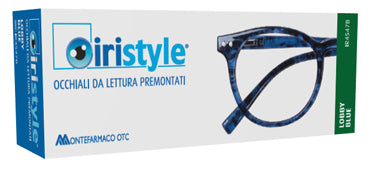 Iristyle Lobby Blue Occhiali Da Lettura Premontati Diottria +3,50
