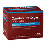 Carobin Pet Digest | Integratore Digestivo Cani Gatti | 30 Bustine  