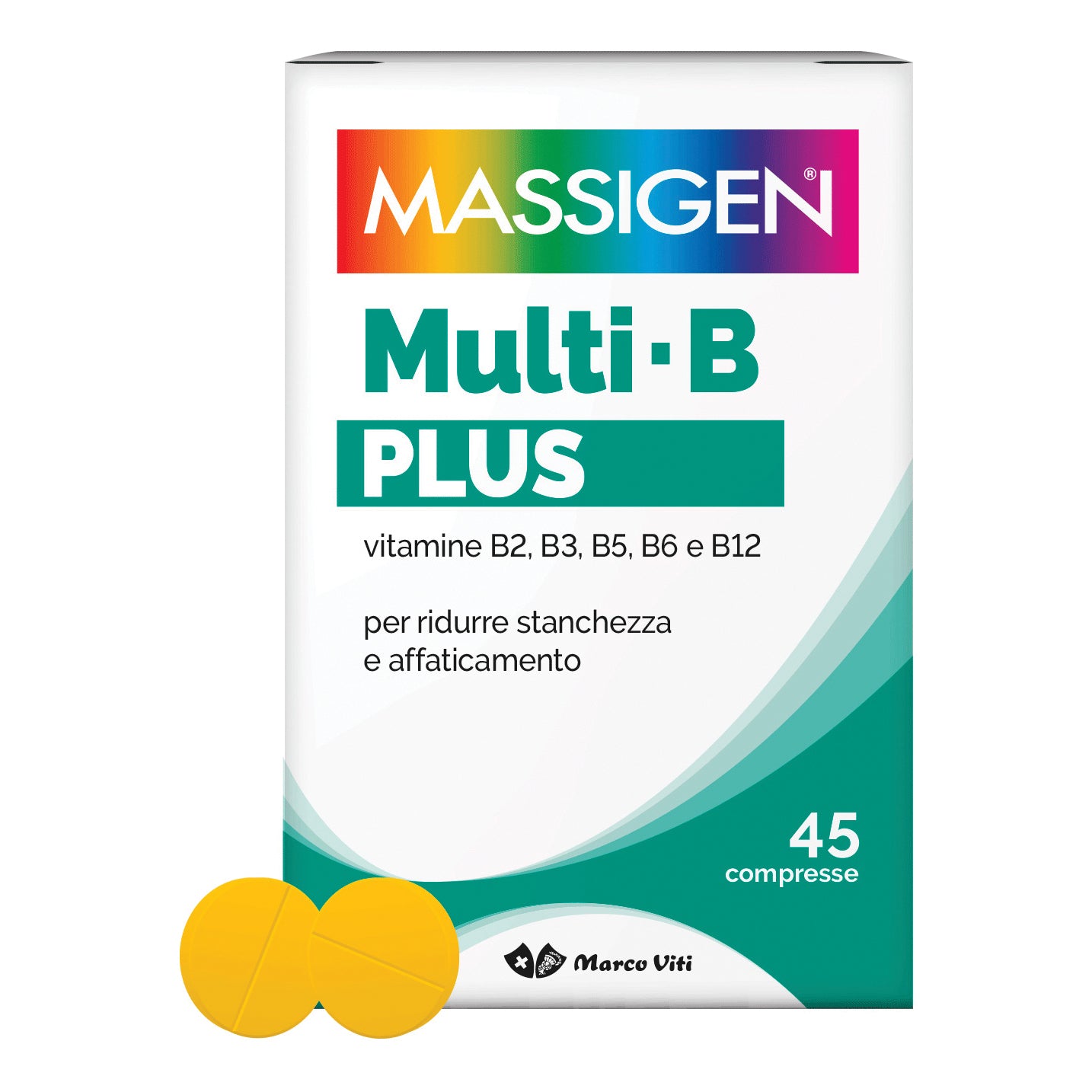 Massigen Dailyvit+ Multi-B Plus Vitamine De Gruppo B 45 Compresse