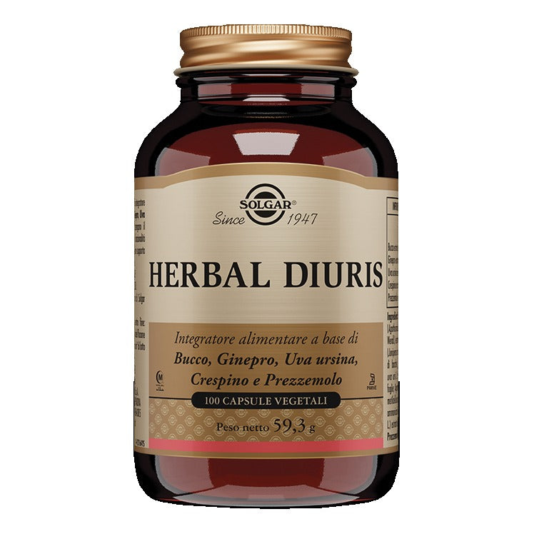 Solgar - Herbal Diuris 100 Capsule Vegetali