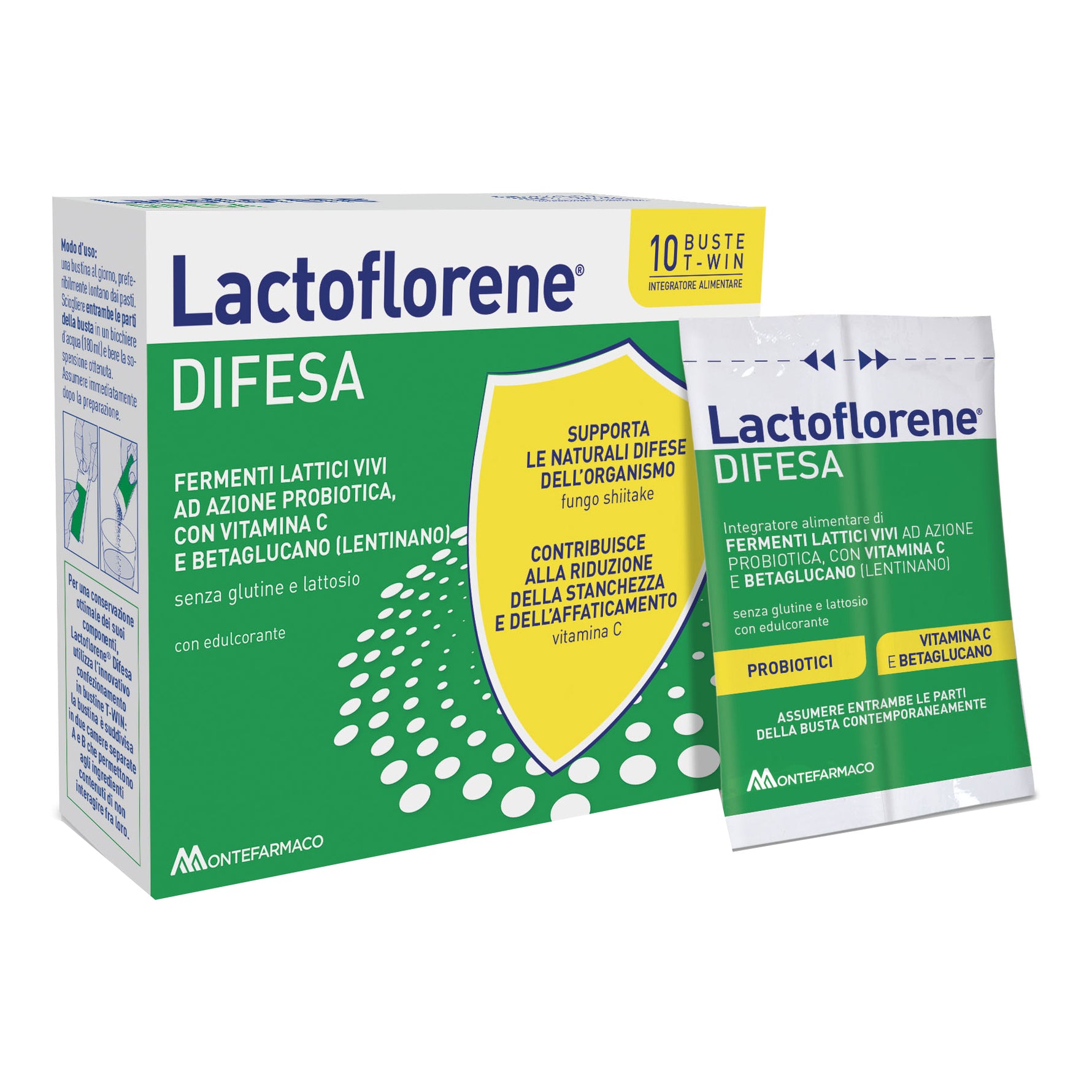 LACTOFLORENE Difesa Immunitaria Adulti 10 Bustine
