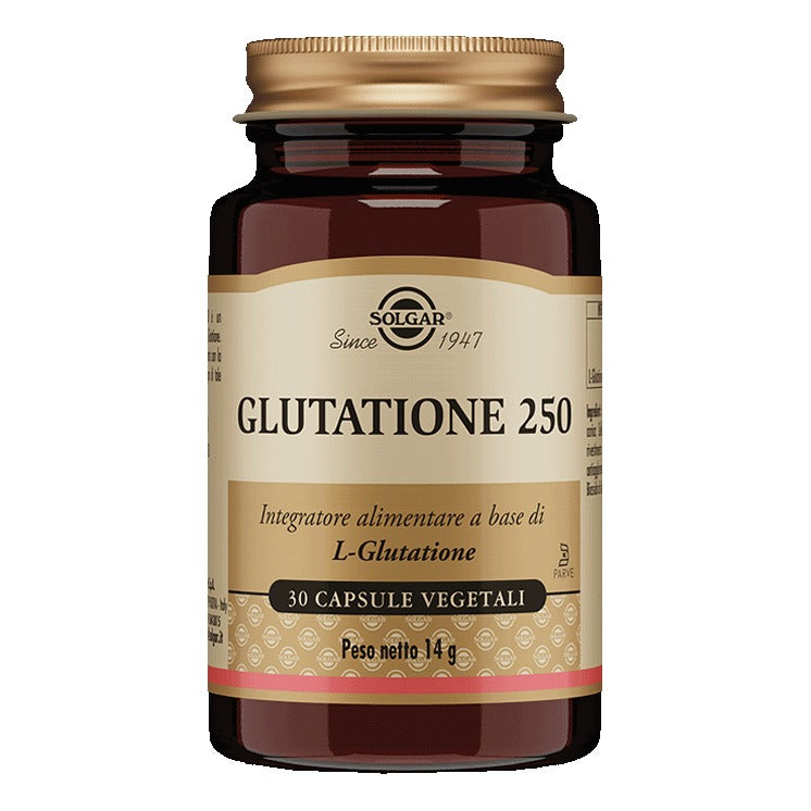 Solgar Glutatione 250 | Antiossidante Detossificazione | 30 Capsule
