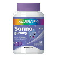 Massigen Sonno Gummy | Integratore Sonno Bambini Melatonina | 60 Gommose