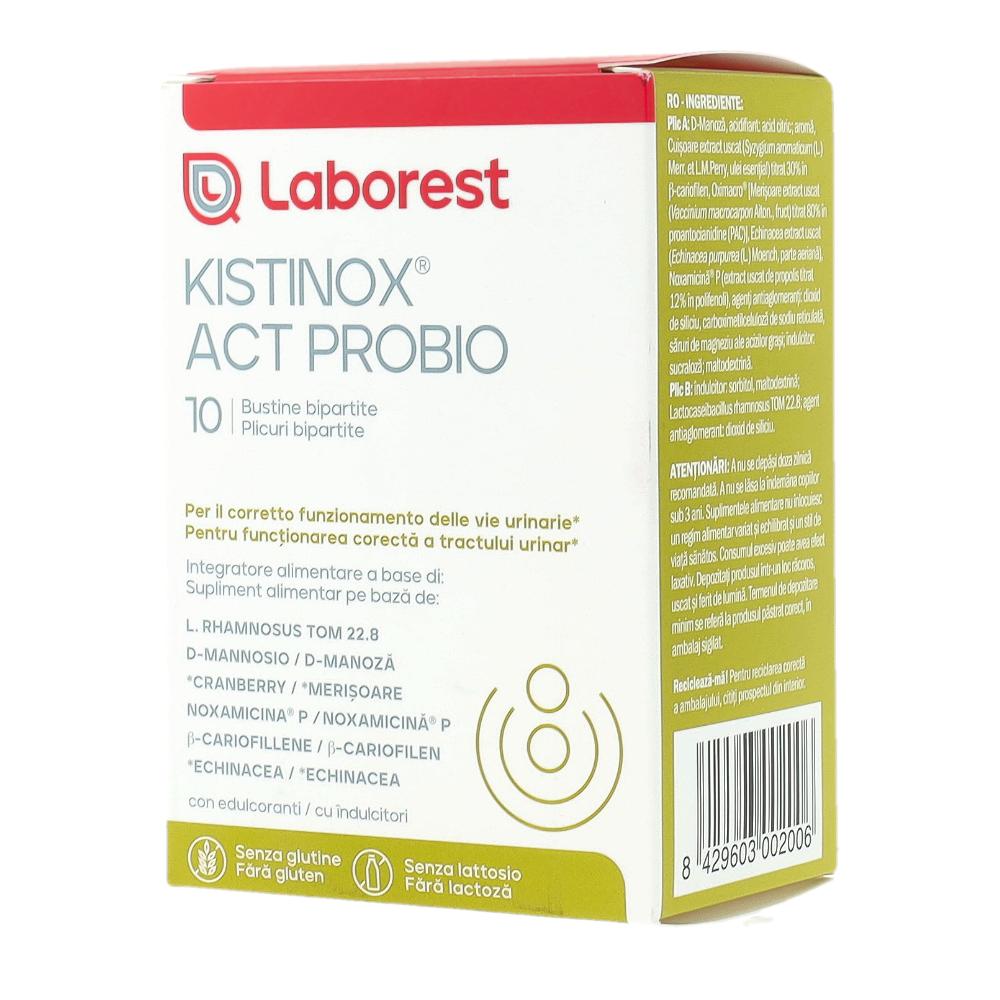 Kistinox Act Probio | D-Mannosio Cranberry Probiotico | 10 Bustine  