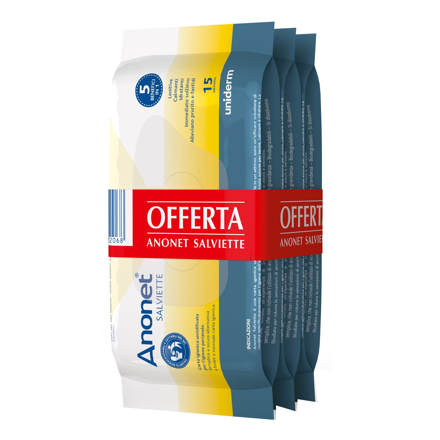 ANONET SALVIETTE 3X15PZ