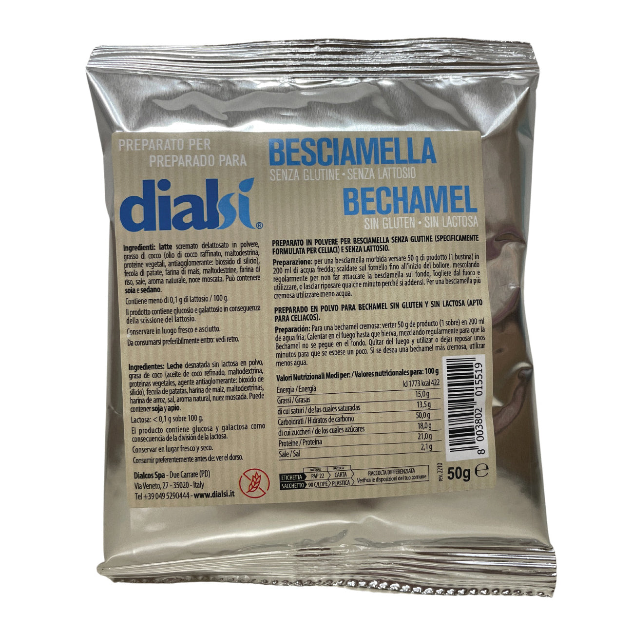 DIALSI' PREP BESCIAMELLA 50G
