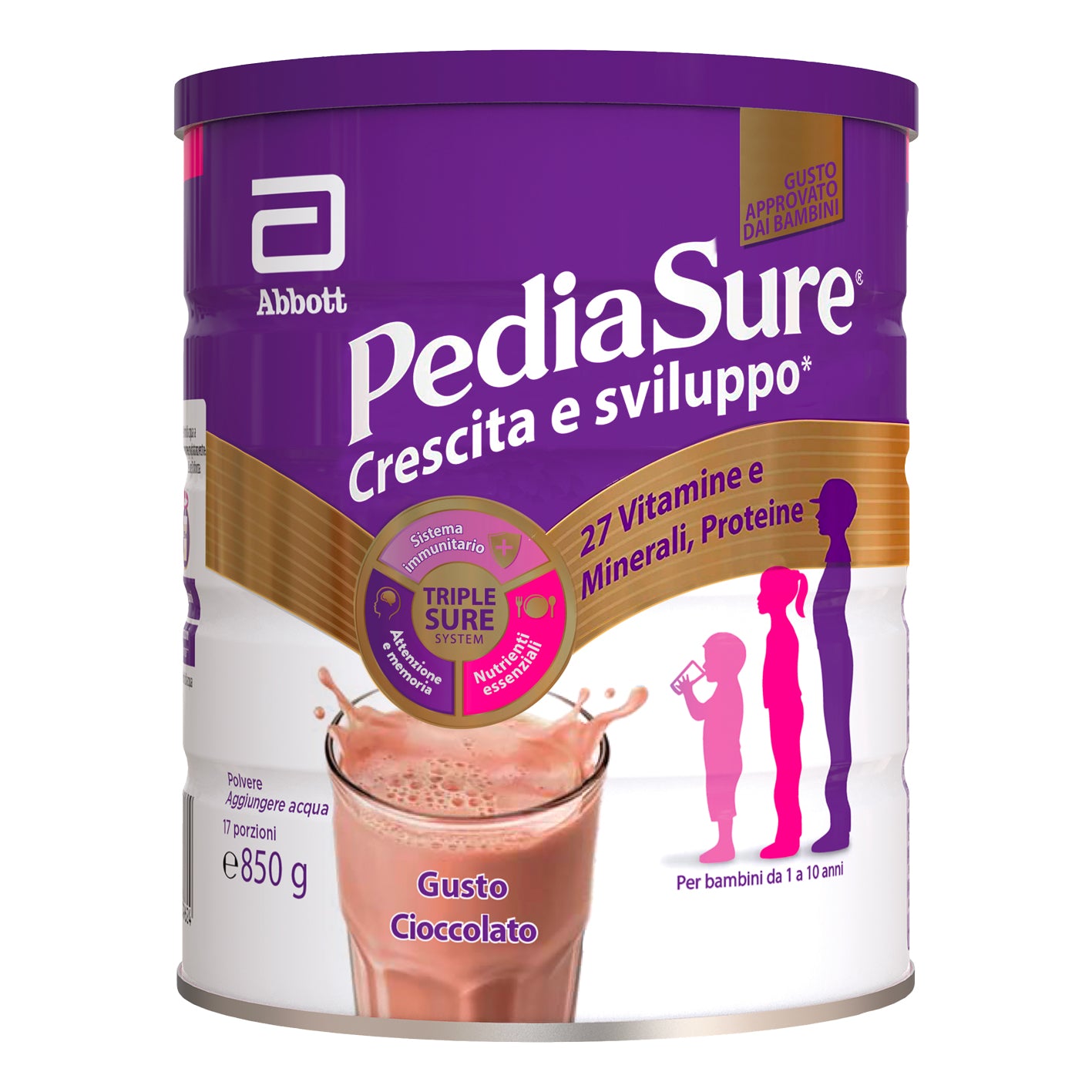 PEDIASURE CRE&SVI CIOC 850G
