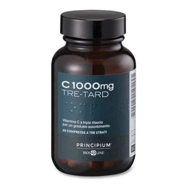 Principium C 1000 Tre-Tard | Vitamina C Acerola Rosa Canina | 60 Compresse  
