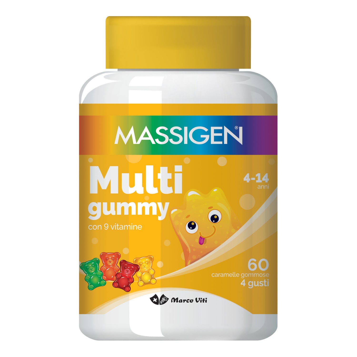 Massigen Dailyvit+ Multigummy Multivitaminico 60 Caramelle Gommose