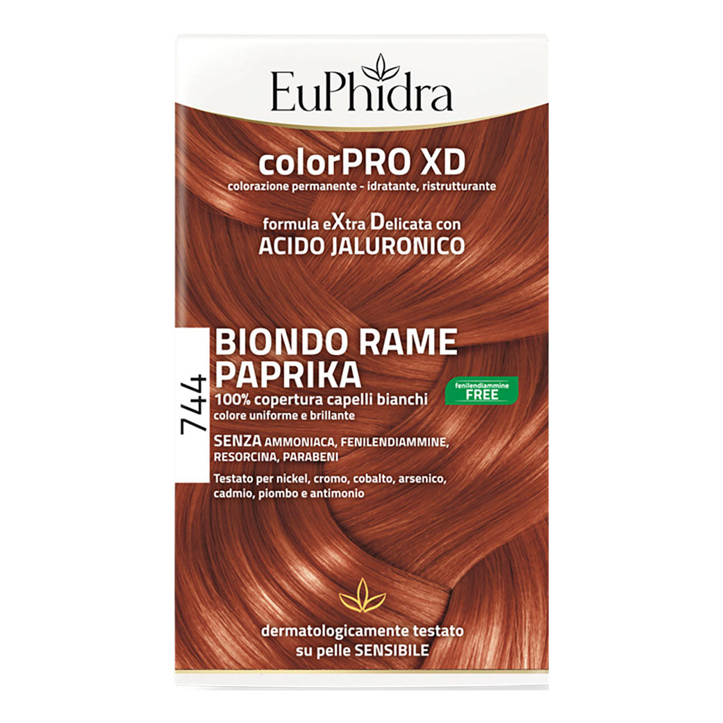EuPhidra Color Pro Xd - Colorazione Permanente N.744 Biondo Rame Paprika