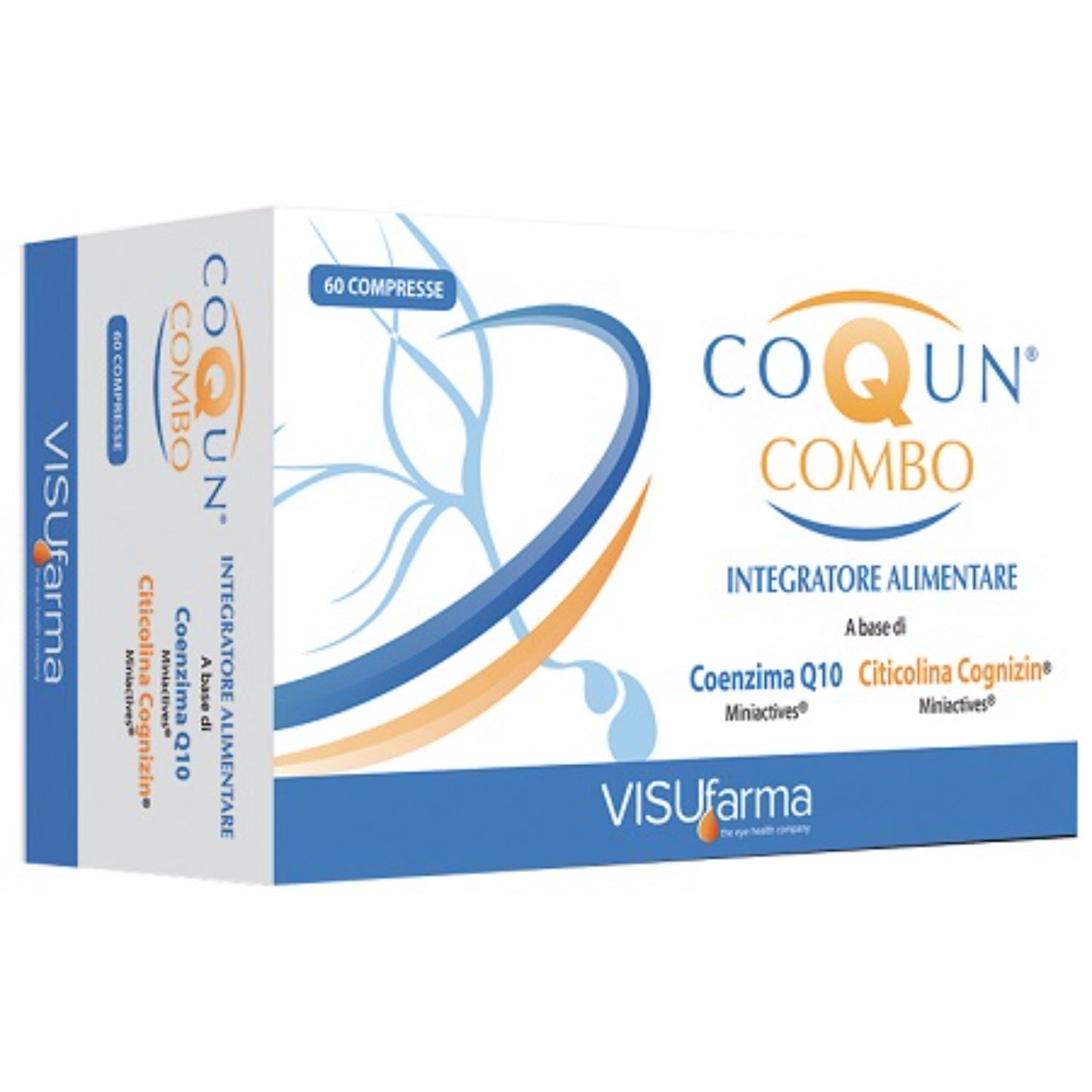 CoQun Combo | Coenzima Q10 e Citicolina Vista | 60 Compresse
