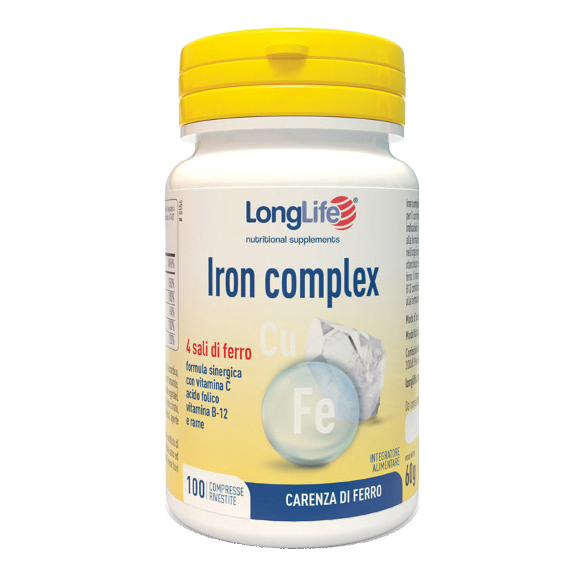 LONGLIFE IRON COMPLEX 100CPR  