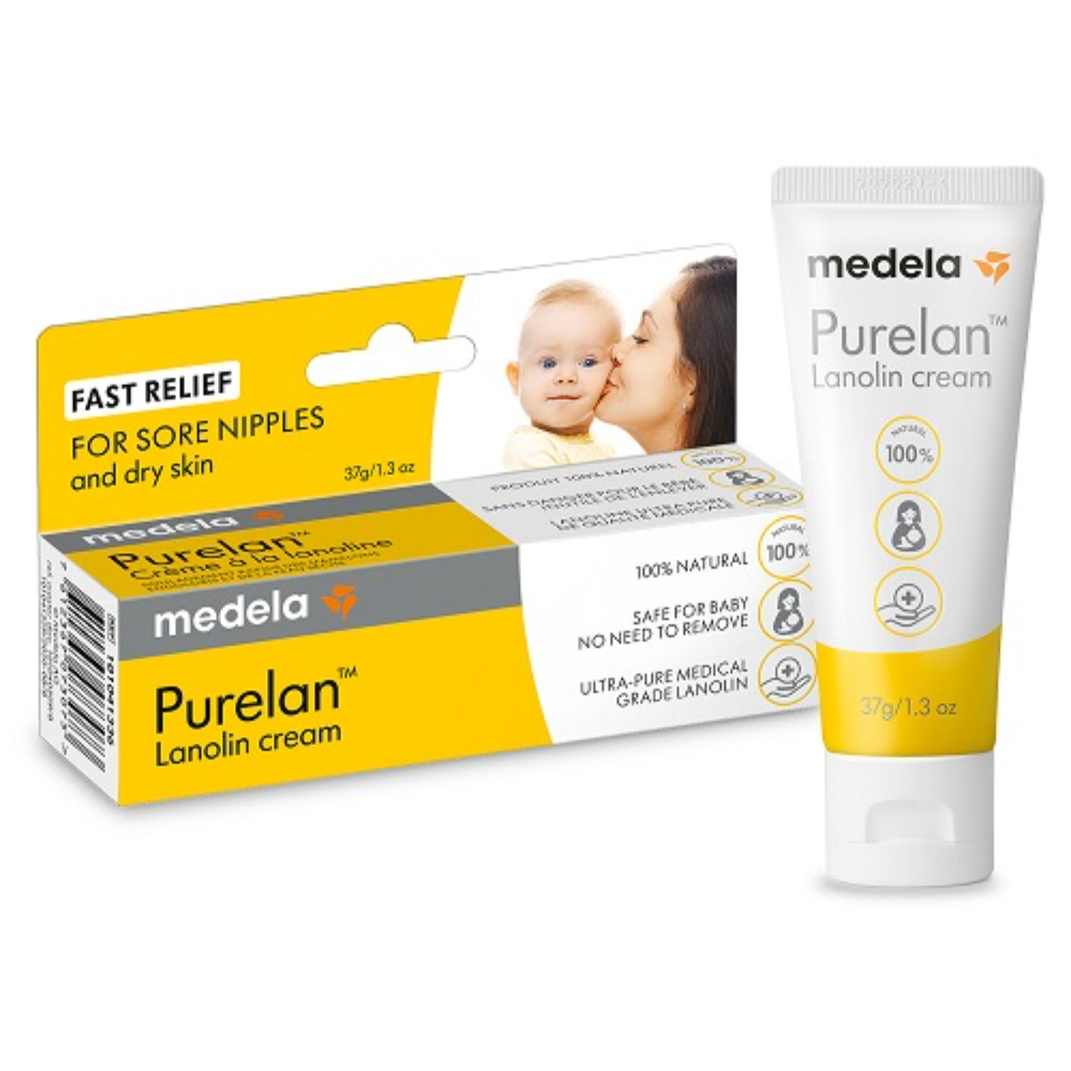 Medela Purelan | Crema Capezzoli Lanolina 100% | 37 g