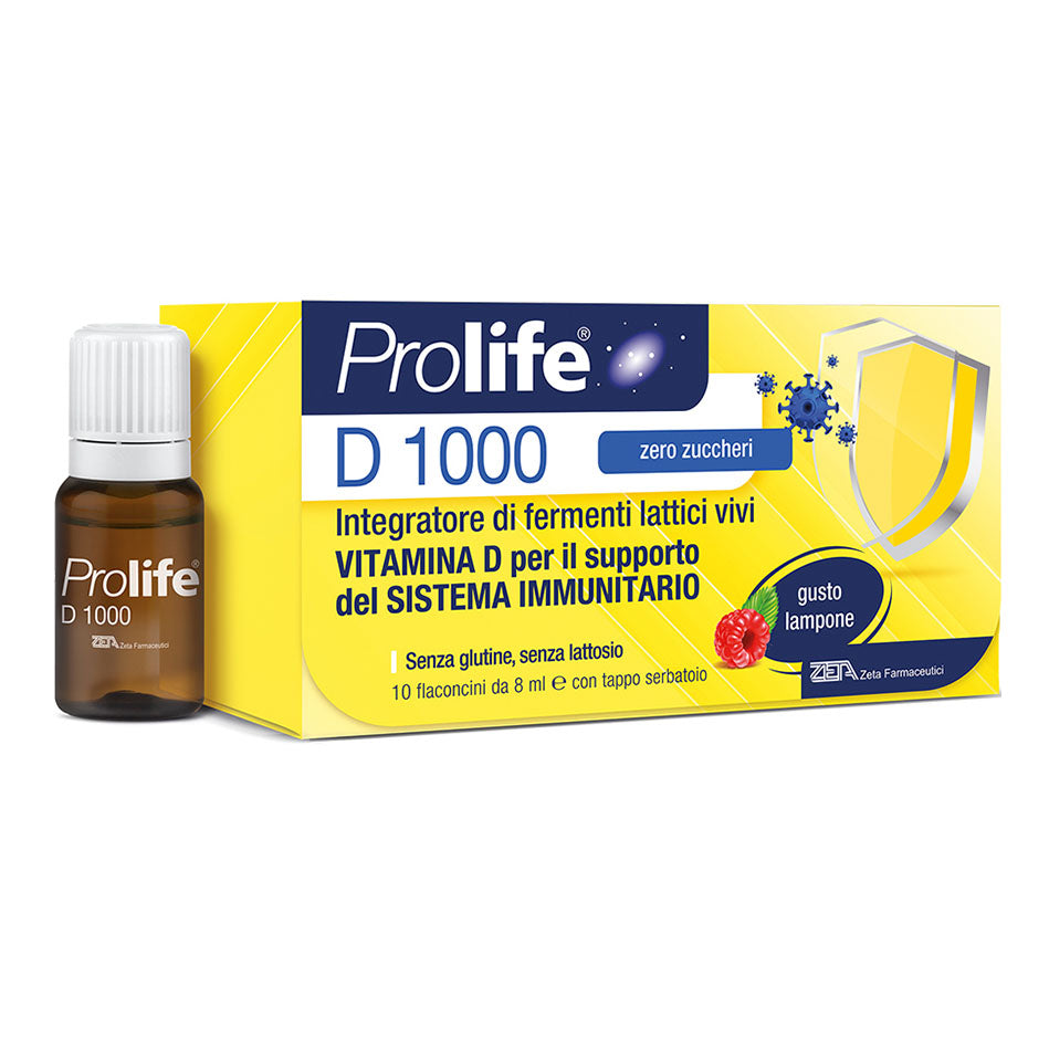 Prolife Vitamina D-1000 10 Flaconcini 8ml