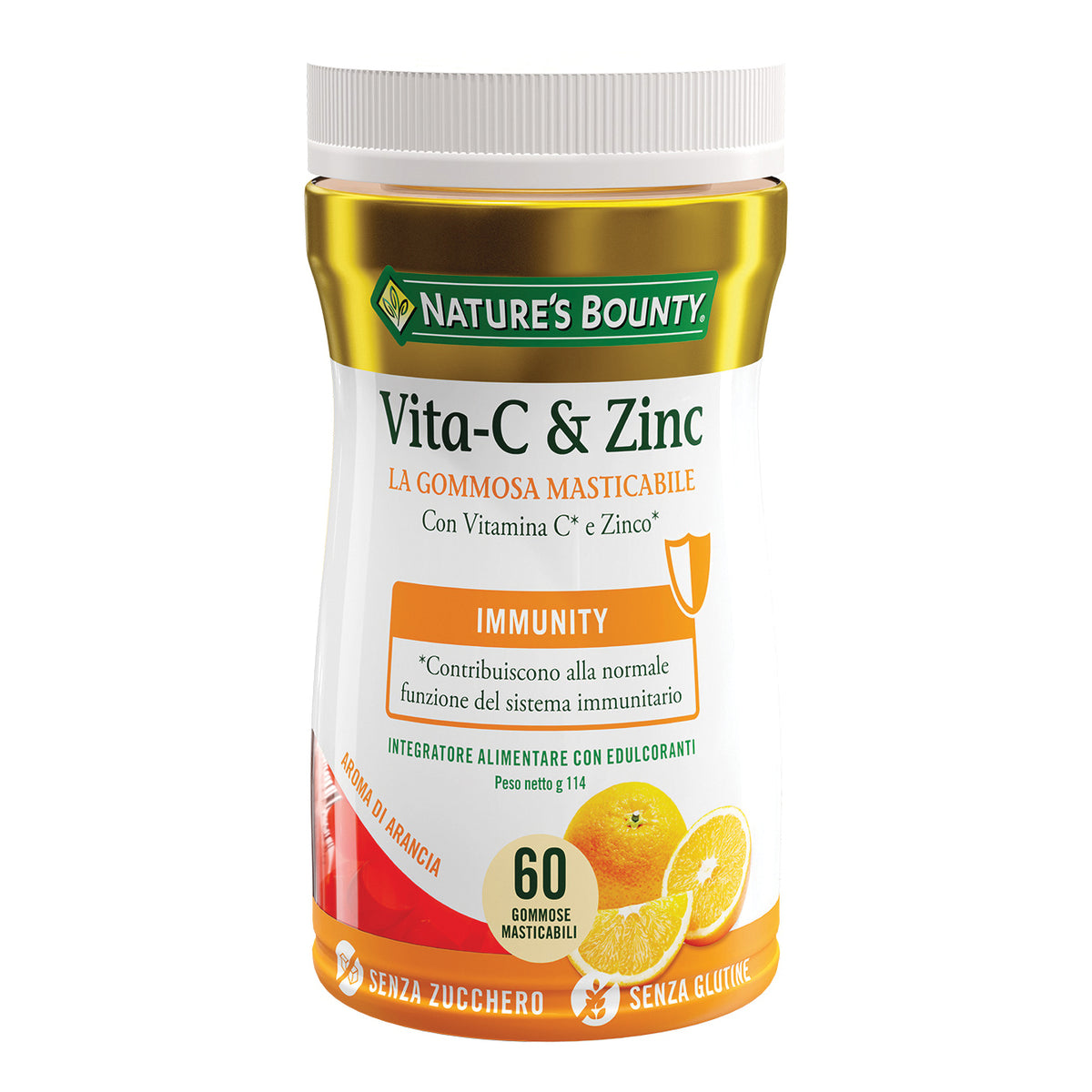 NATURE'S B VITA-C&ZINC 60GOMM  