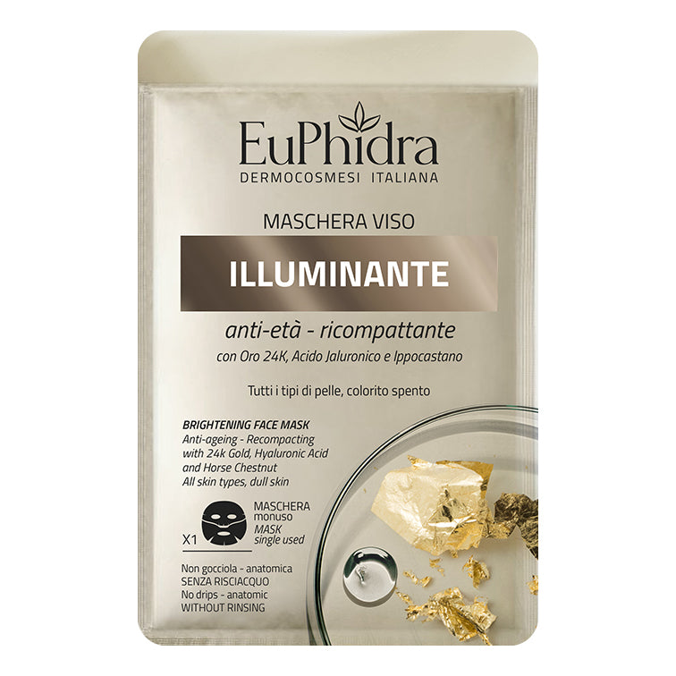 EuPhidra Maschera Viso Illuminante Senza Risciacquo 1 Pezzo
