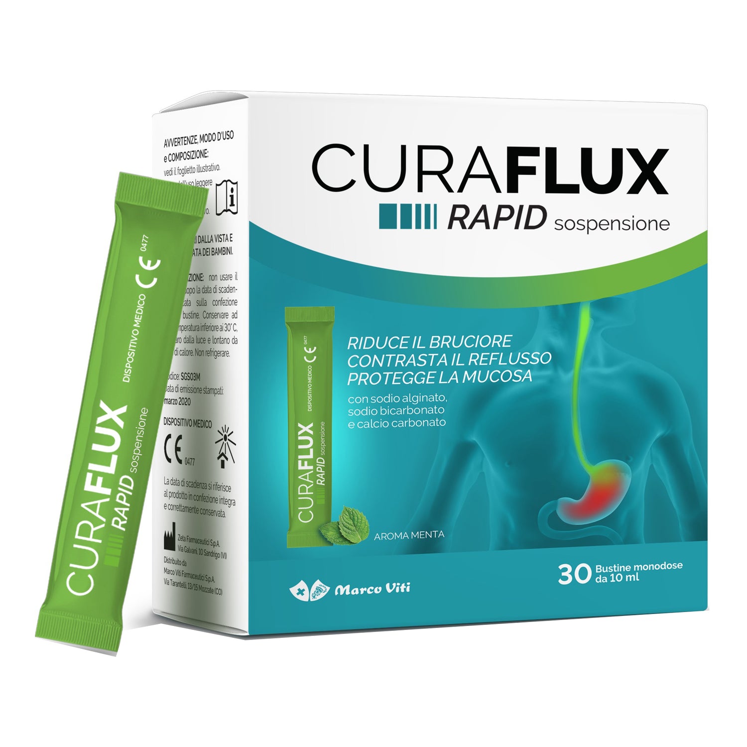 Marco Viti - Curaflux Rapid Sospensione 30 Bustine 10ml
