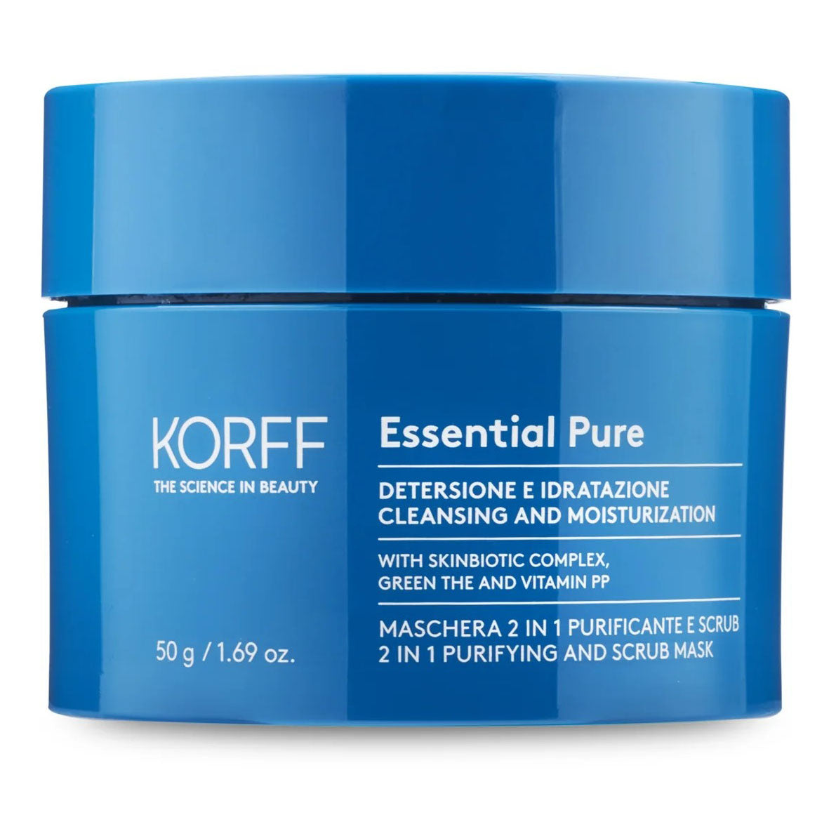 Korff Essential Pure - Maschera 2 In 1 Purificante E Scrub 50ml