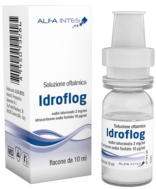 Idroflog | Soluzione Oftalmica Sodio Ialuronato Occhi Secchi | Flacone 10 ml  