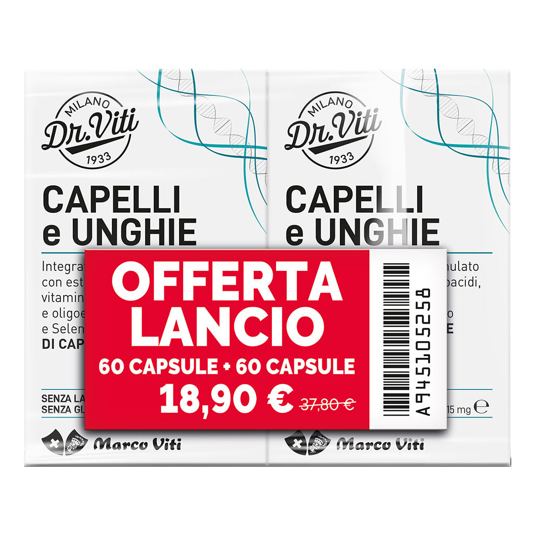 Marco Viti - Capelli Unghie Pacco Doppio 60+60 Capsule