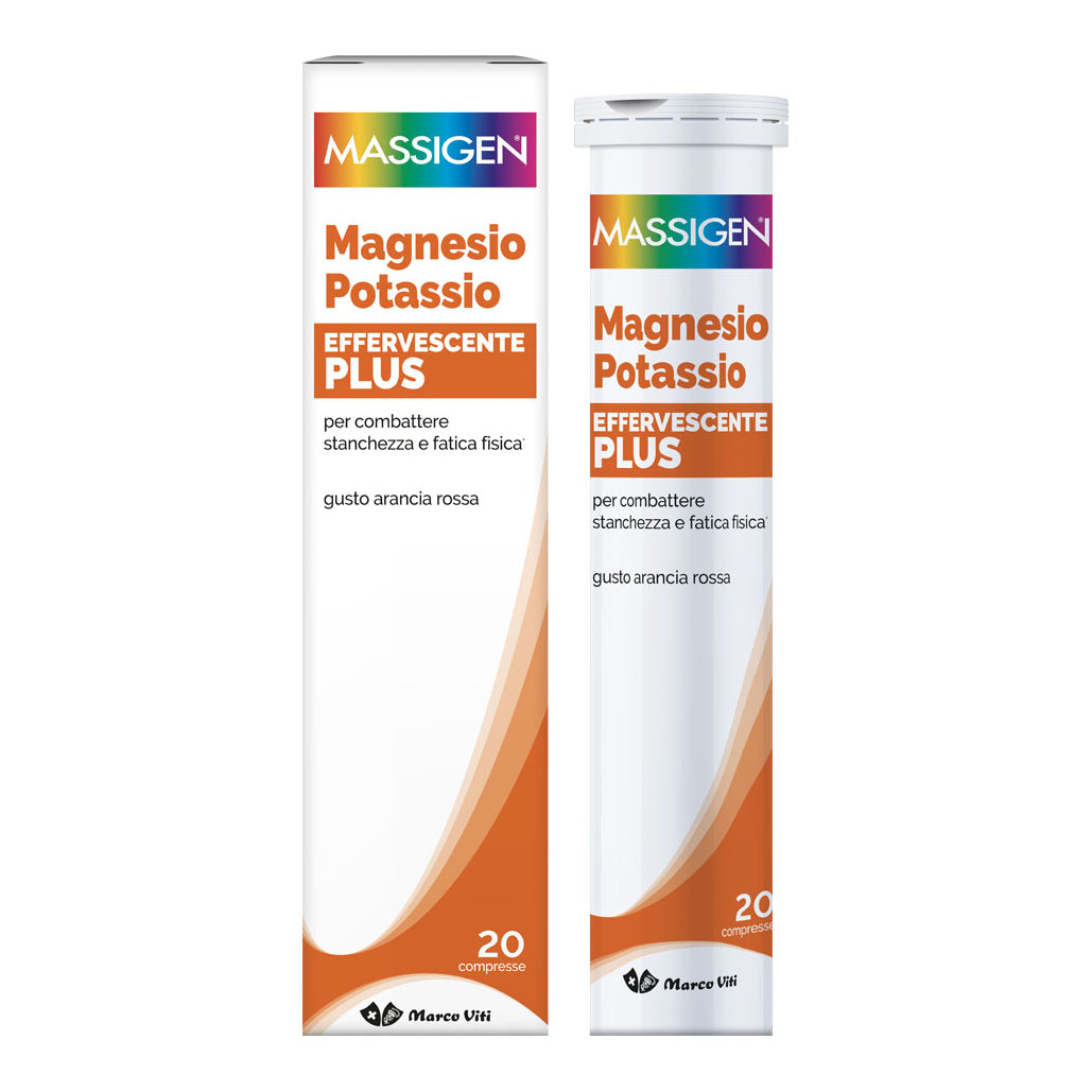 Massigen Magnesio E Potassio Plus 20 Compresse Effervescenti
