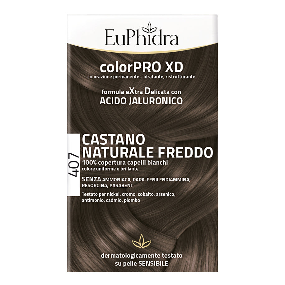 EuPhidra Color Pro Xd  - Colorazione Permanente N.407 Castano Naturale Freddo