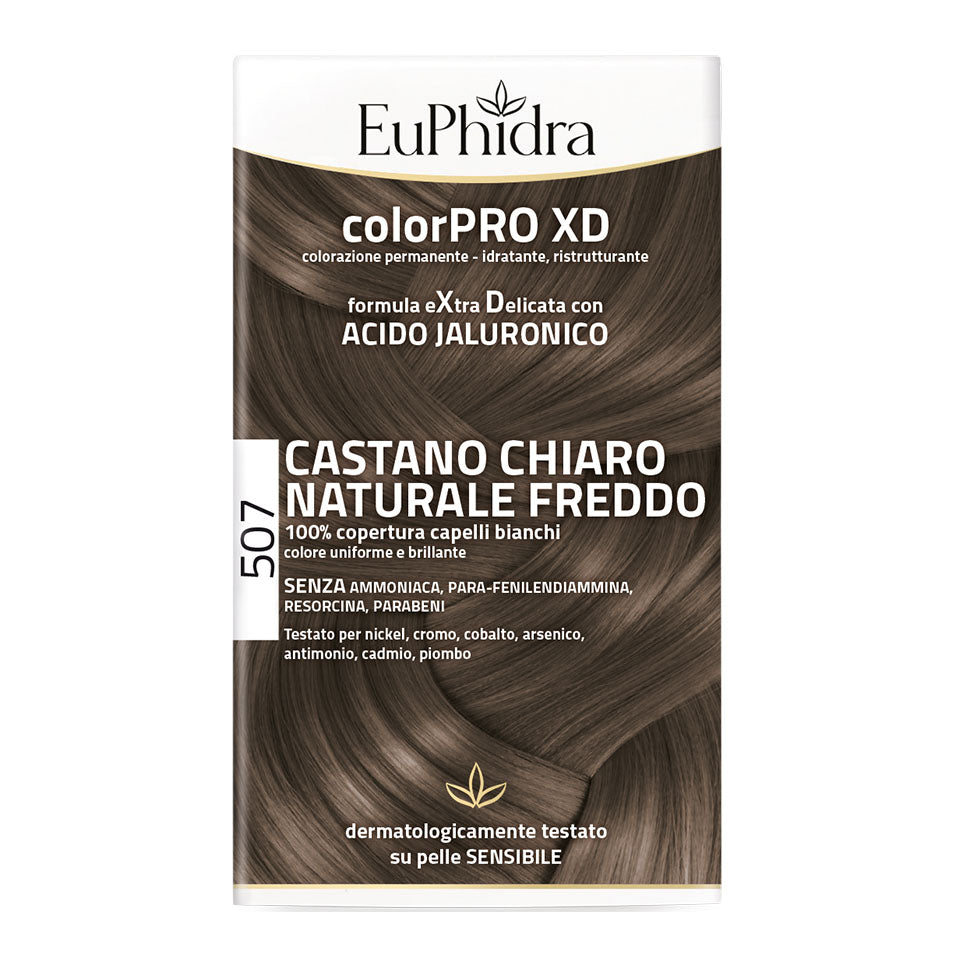 EuPhidra Color Pro Xd - Colorazione Permanente N.507 Castano Chiaro Naturale Freddo
