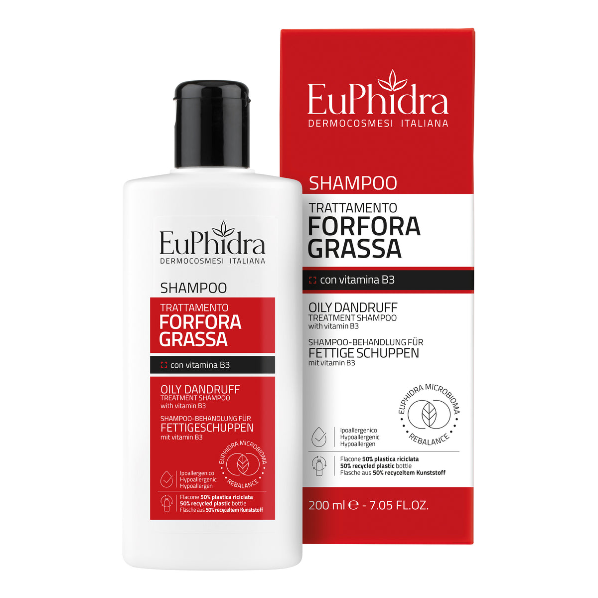 EUPHIDRA Shampoo Forfora Grassa 200ml  