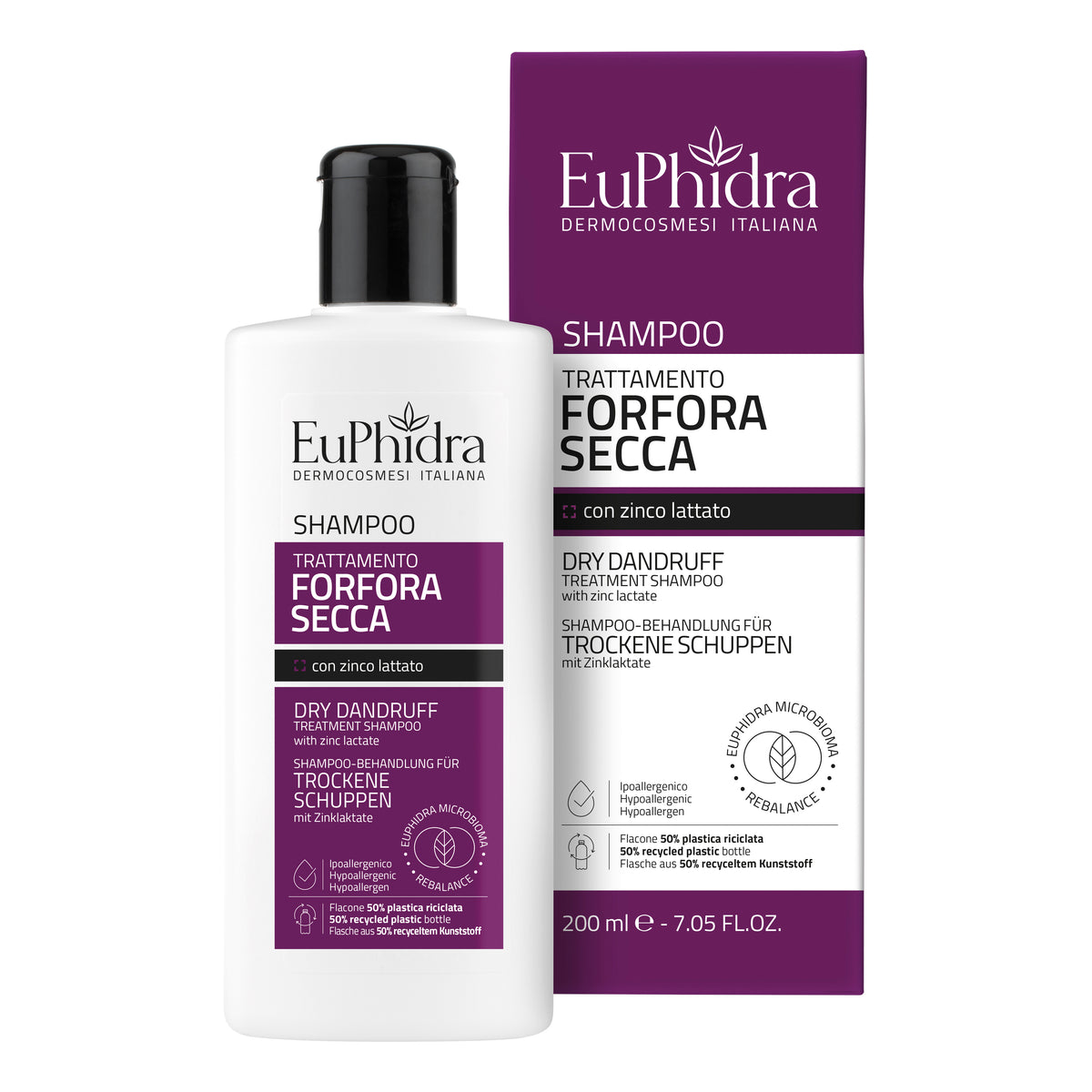 EUPHIDRA Shampoo Forfora Secca 200 ml  
