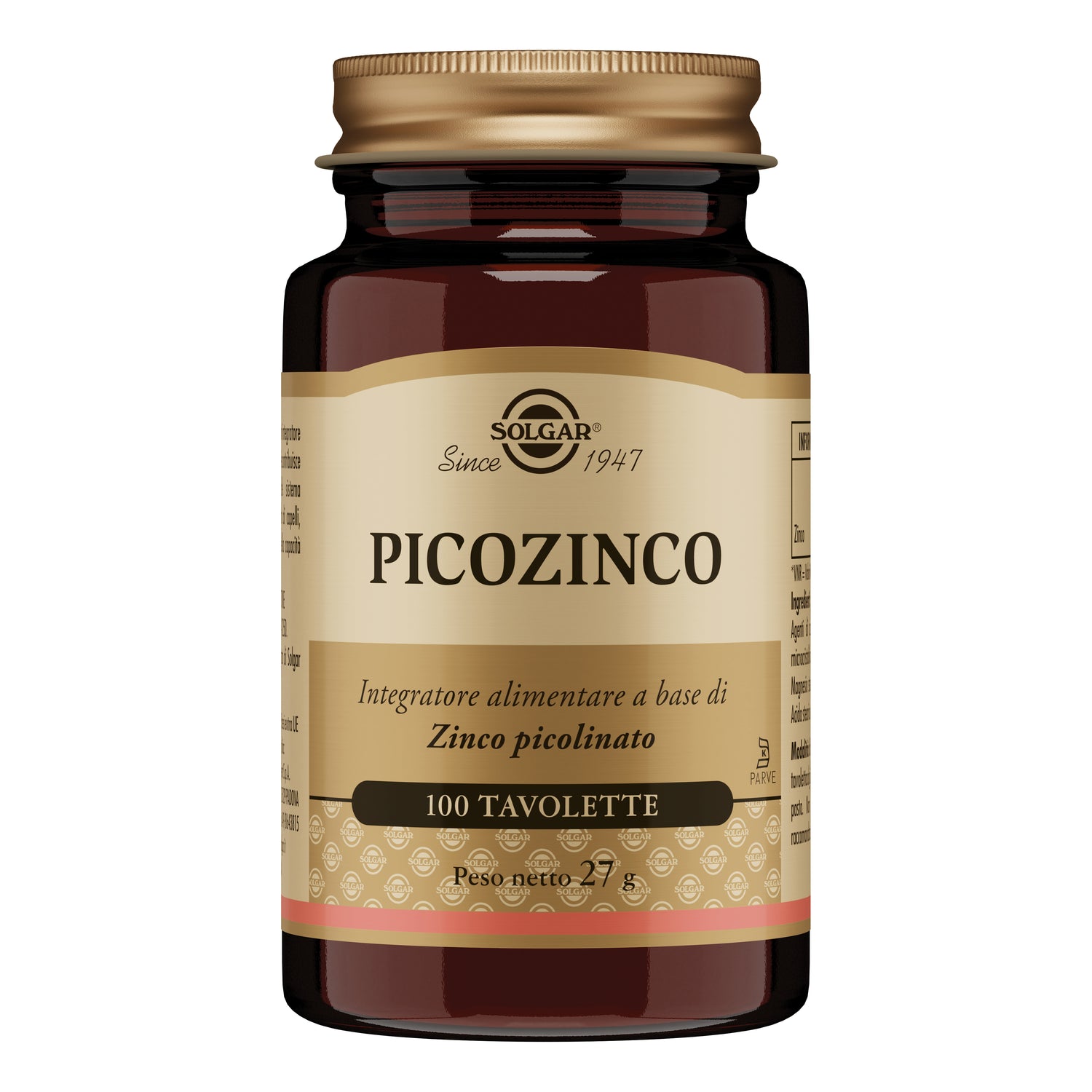Solgar - Picozinco 100 Tavolette