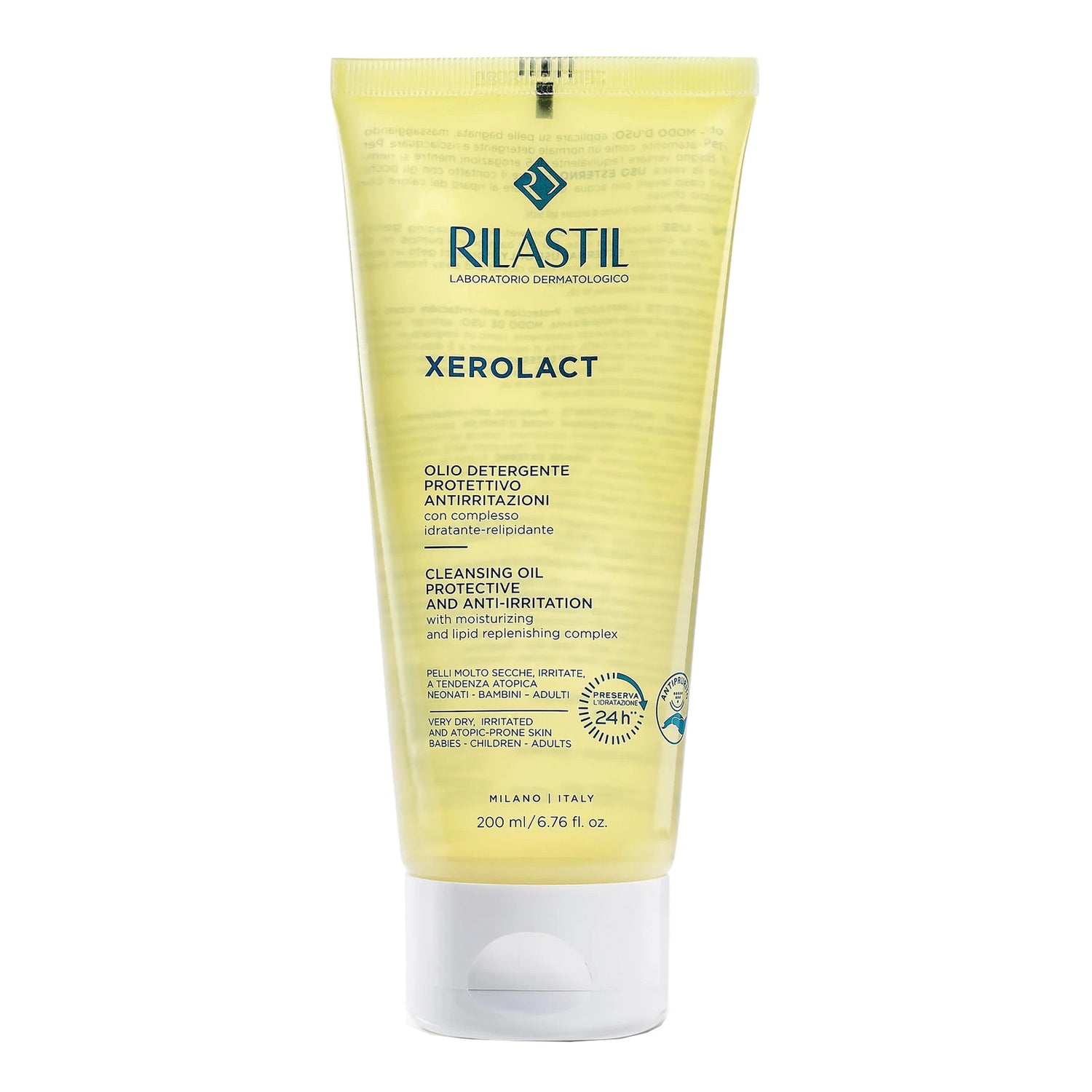 Rilastil Xerolact Olio Detergente - Secchezza Xerosi E Ipercheratosi 200ml