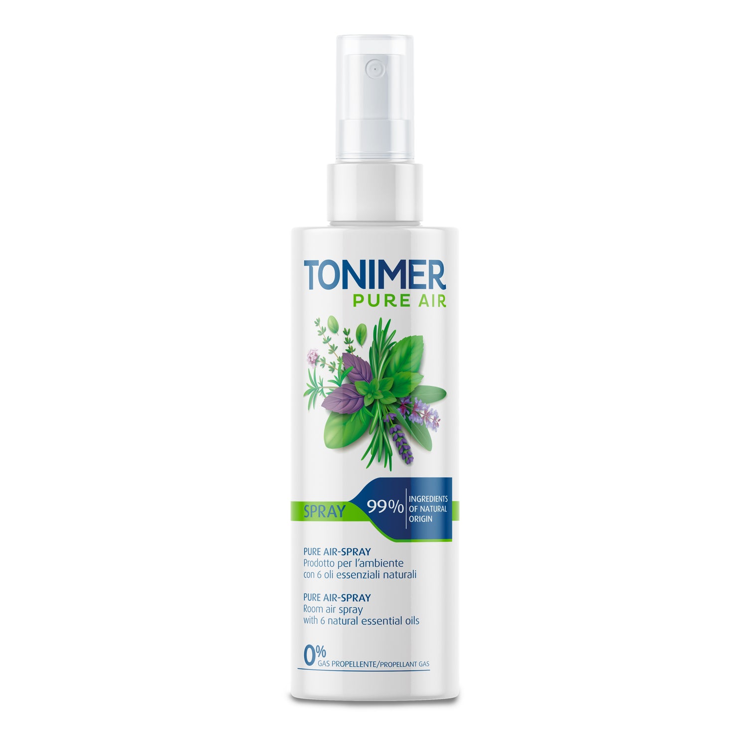 Tonimer Pure Air Spray Deodorante Purificante Per Ambienti 200ml