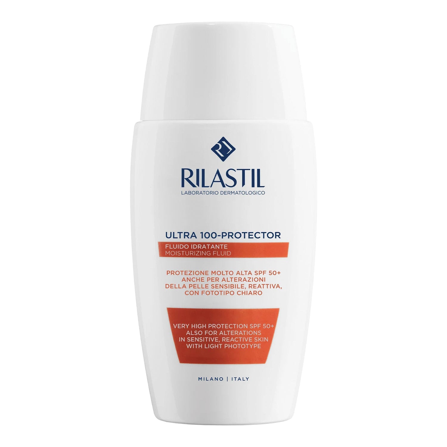 Rilastil Sun Fluido 100 Emulsione Fluida Protezione Molto Alta 50 Ml
