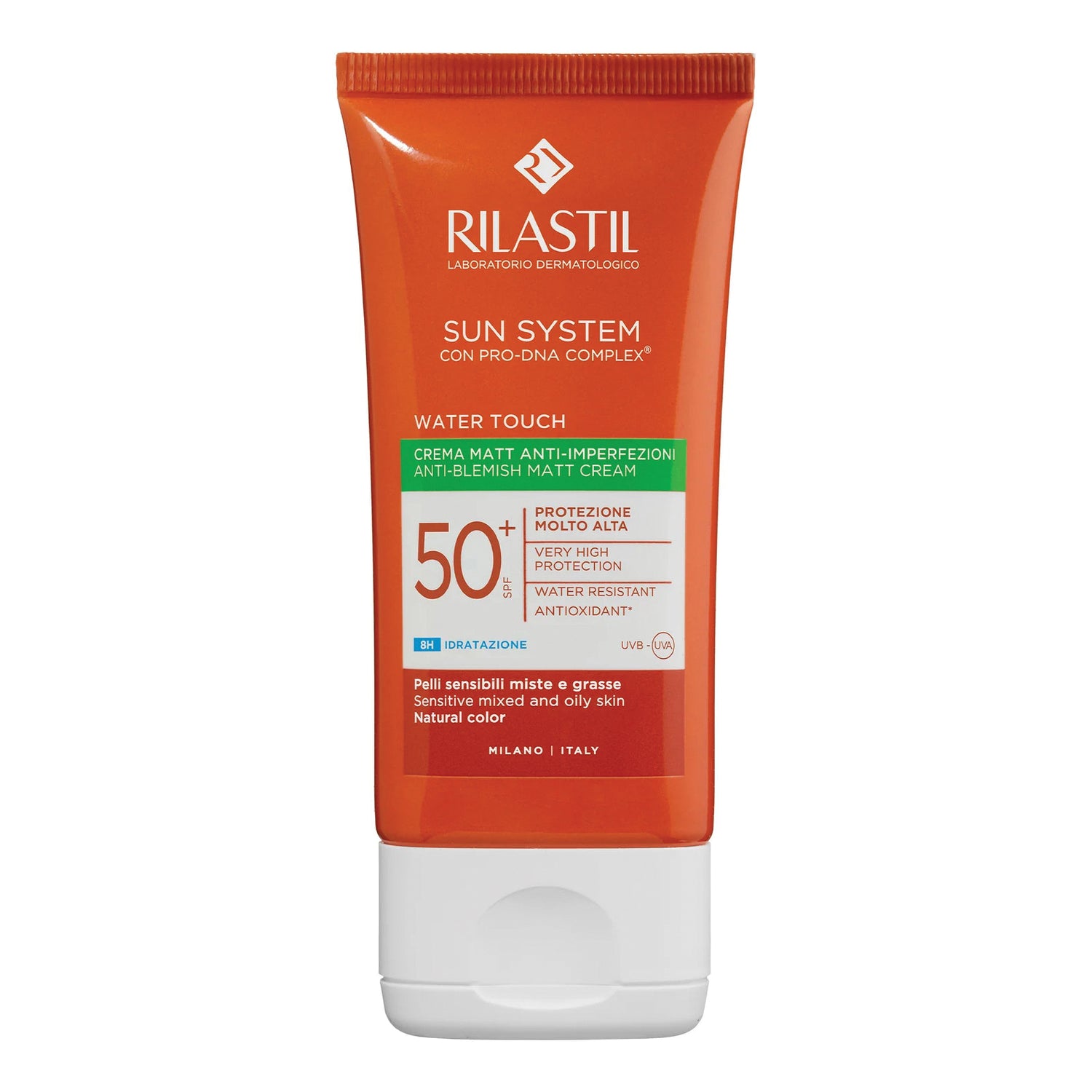 Rilastil Sun System Water Touch Spf 50+ Crema Solare Matt Anti-Imperfezioni 50ml