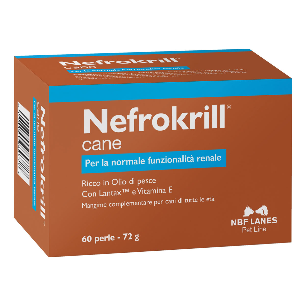 Nefrokrill Cane | Integratore Funzionalità Renale Cani | 60 Perle  