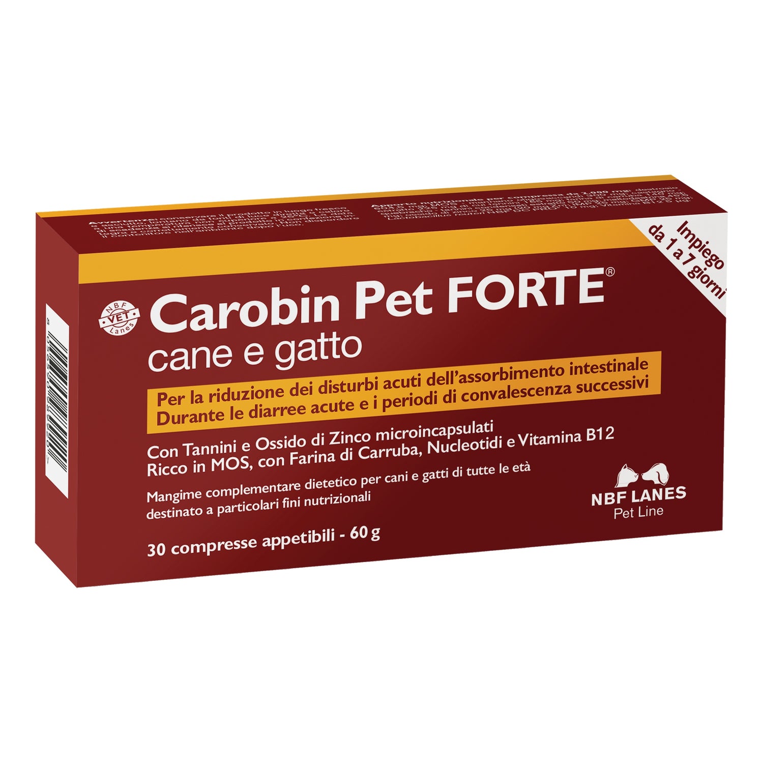 CAROBIN PET FORTE 30CPR