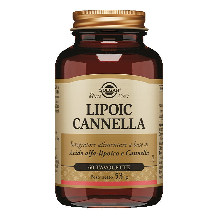 Solgar - Lipoic Cannella 60 tavolette.