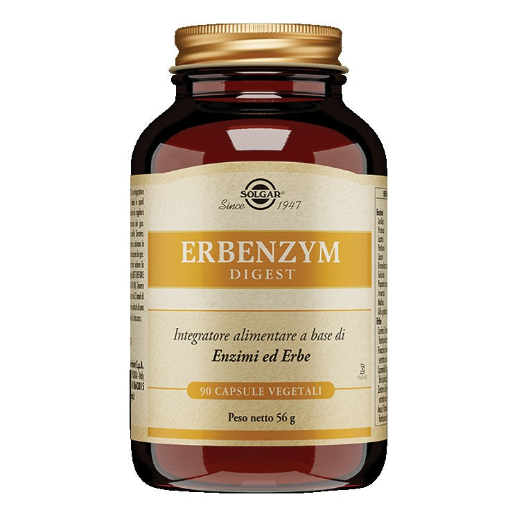 Solgar - Erbenzym Digest 90 Capsule Vegetali  