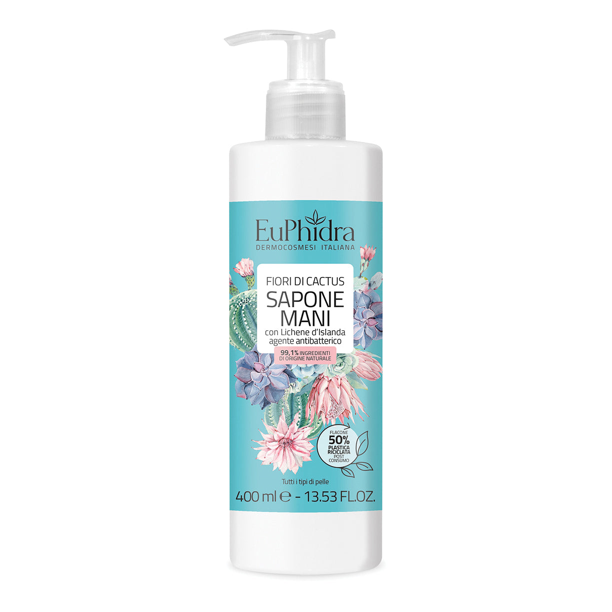 Euphidra Sapone Mani Liquido Profumo Fiori Di Cactus 400ml
