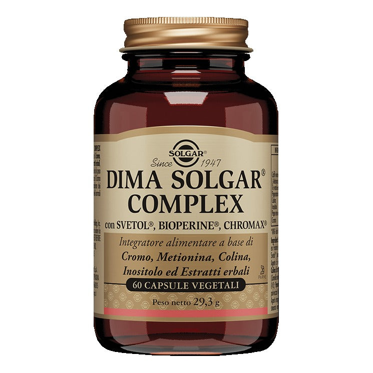 Solgar Dima Solgar Complex | Caffè Verde Cromo Peso | 60 Capsule Vegetali  