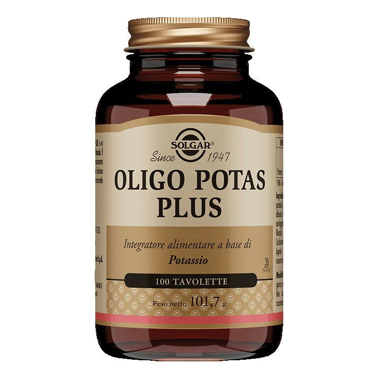Solgar - Oligo Potas Plus 100 Tavolette
