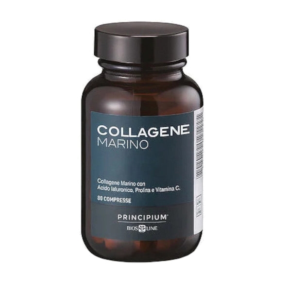 Principium Collagene Marino | NATICOL Acido Ialuronico Pelle | 80 Compresse  
