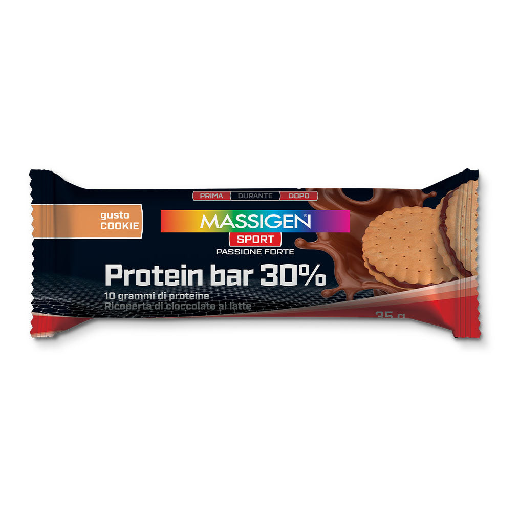 Massigen Sport Protein Bar 30% | Barretta Proteica Cookie | 35g