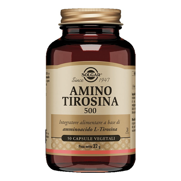 Solgar Amino Taurina 500 Mg, 50 Capsule Vegetali, Integratore Alimentare Per Il Metabolismo E La Digestione