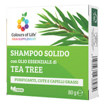 Colours of Life | Shampoo Solido Tea Tree Purificante | 80 g  