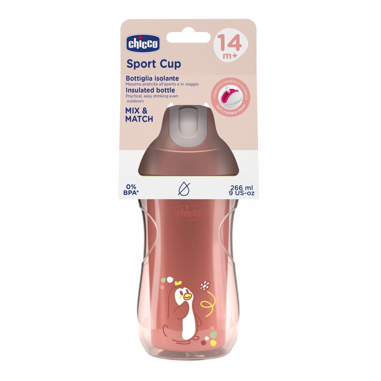 CH TAZZA SPORT ROSA 14M+