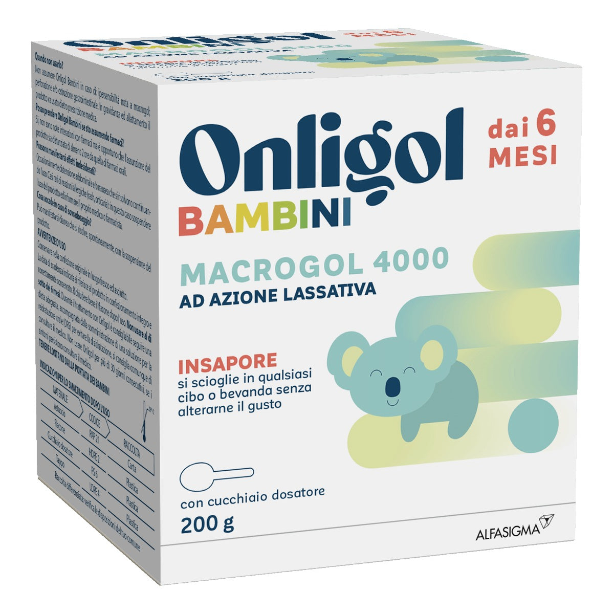 Onligol Bambini | Lassativo Macrogol 4000 Polvere | 200 g  